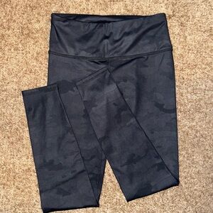 Noli Black Camouflage Leggings